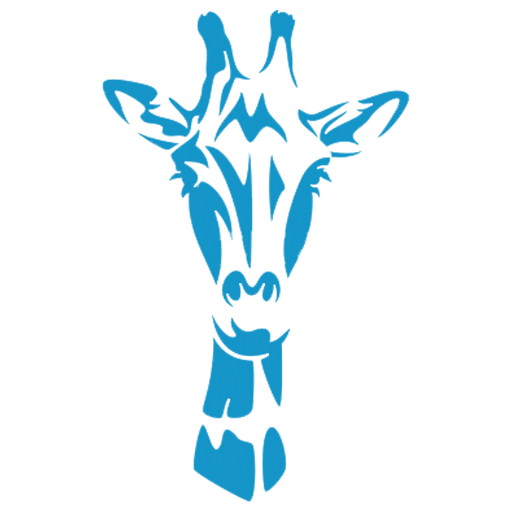 Blue Giraffe design